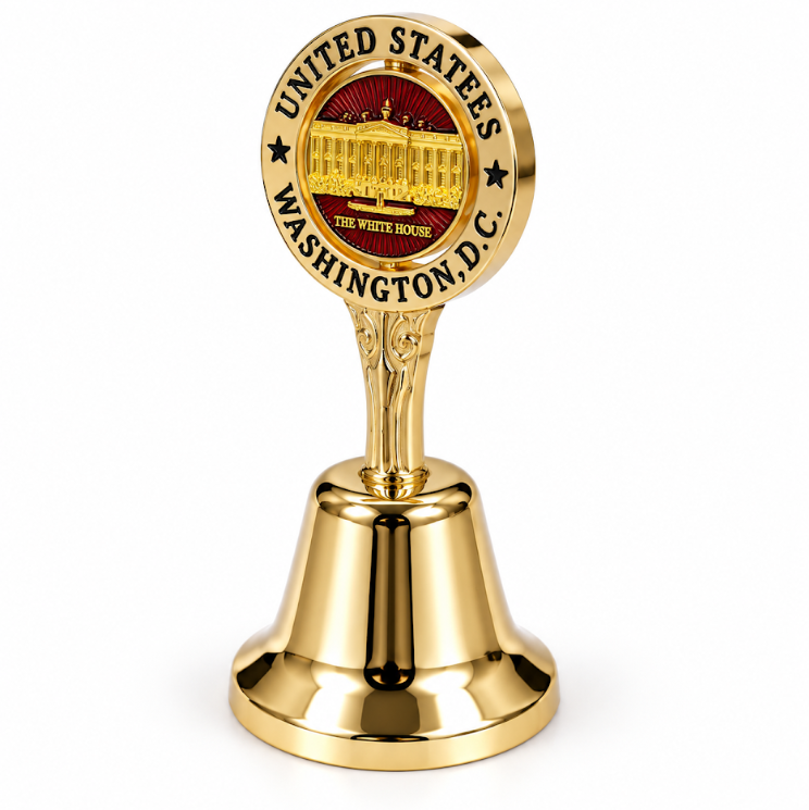 Gold White House Washington DC Bell