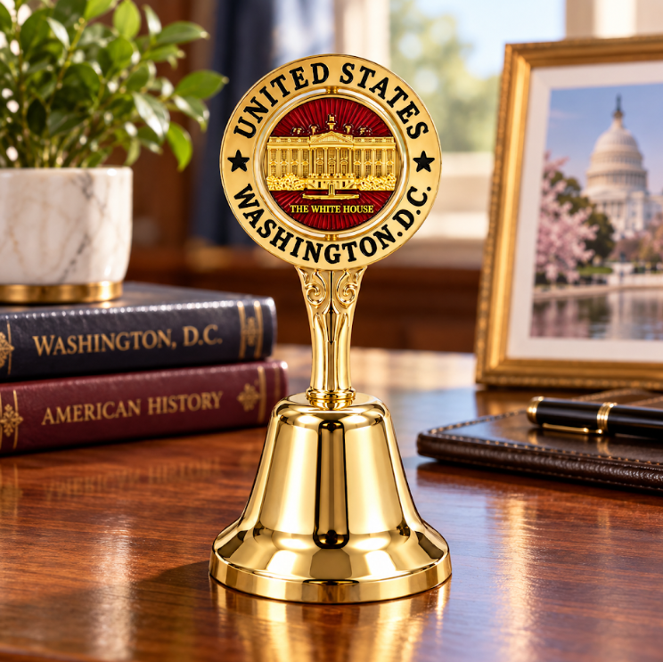 Gold White House Washington DC Bell