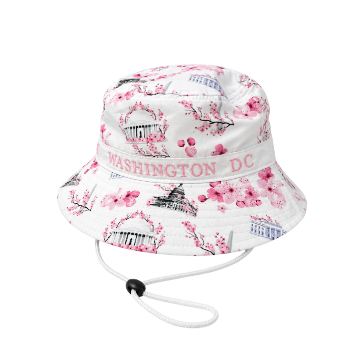 Cherry Blossom Washington DC Panorama Bucket Hat