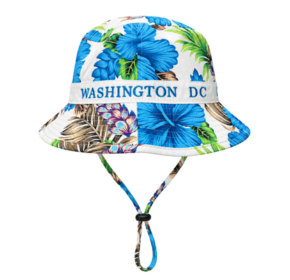 Floral Washington DC Bucket Hat