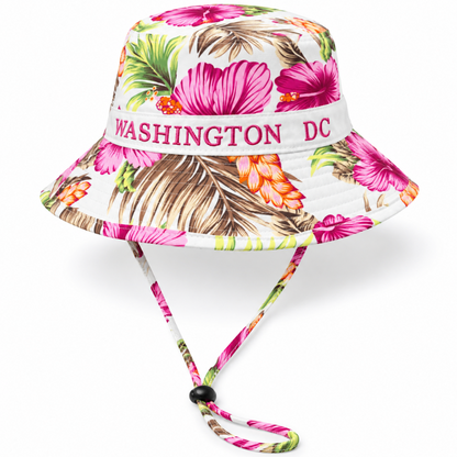 Floral Washington DC Bucket Hat