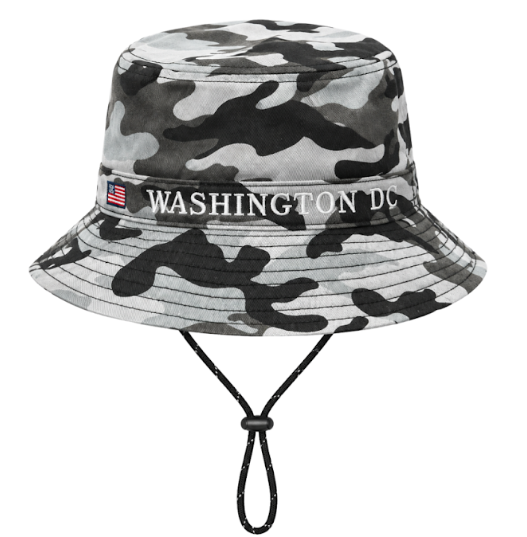 Camo Washington DC Bucket Hat