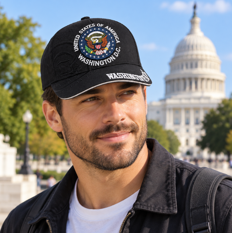 Presidential Seal Washington DC Cap