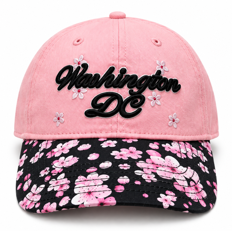 Cherry Blossom Washington DC Cap