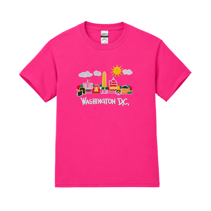 Kids Washington DC Landmarks T-Shirt