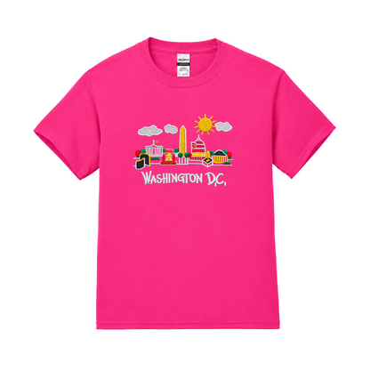 Kids Washington DC Landmarks T-Shirt
