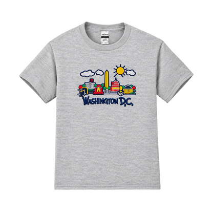 Kids Washington DC Landmarks T-Shirt