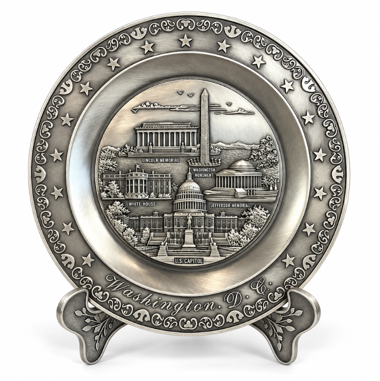 Washington DC Decorative Plate – Medium
