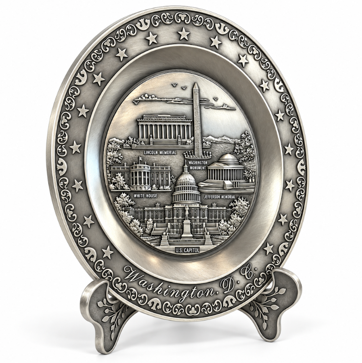 Washington DC Decorative Plate – Medium