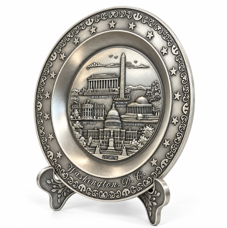 Washington DC Decorative Plate – Medium