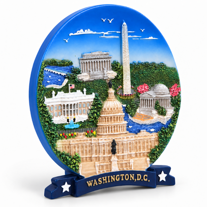 Washington DC Panorama Ceramic Plate