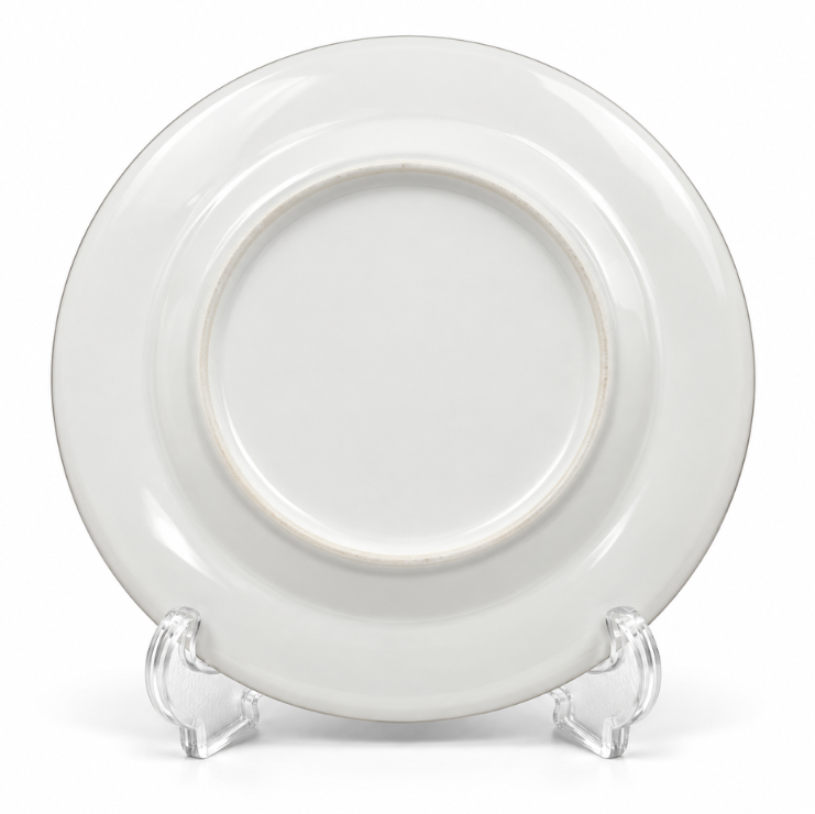 White & Gold Great Seal Washington DC Plate