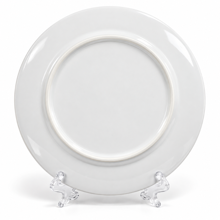 White & Blue Great Seal Washington DC Plate