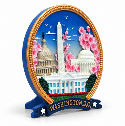 Mini Cherry Blossom Washington DC Ceramic Plate