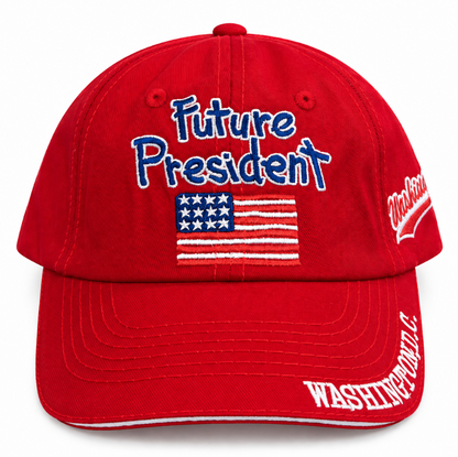 Kids Future President Washington DC Soft Cap