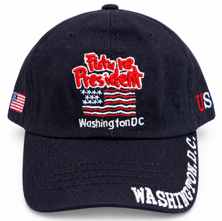 Kids Future President Washington DC Soft Cap