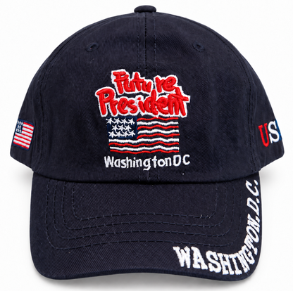 Kids Future President Washington DC Soft Cap