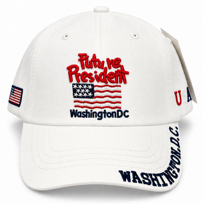 Kids Future President Washington DC Soft Cap