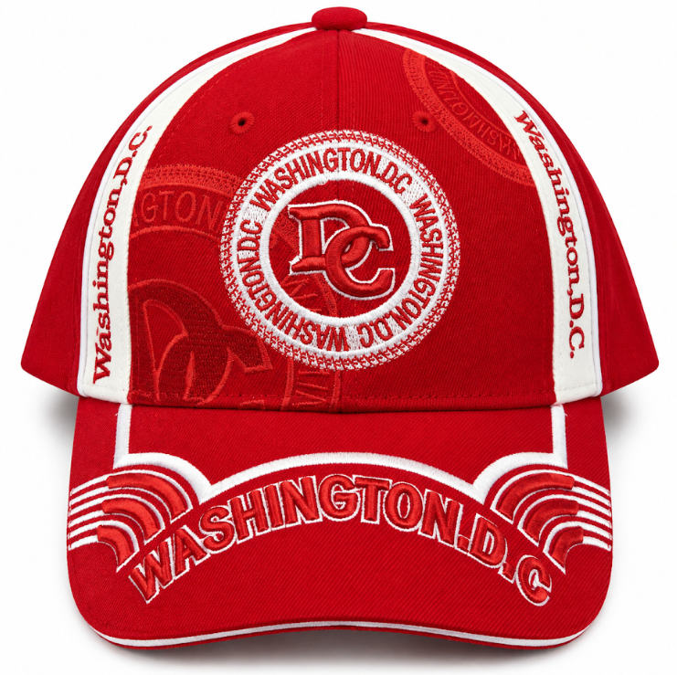Adult Washington DC Embroidered Hard Cap