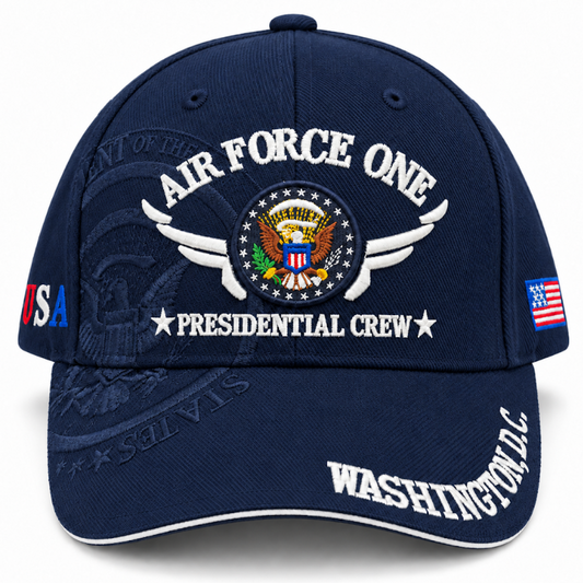 Adult Air Force One Embroidered Hard Cap
