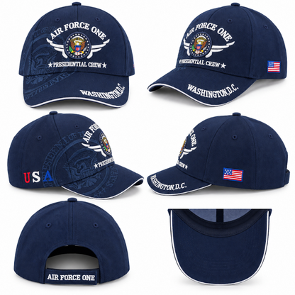 Adult Air Force One Embroidered Hard Cap