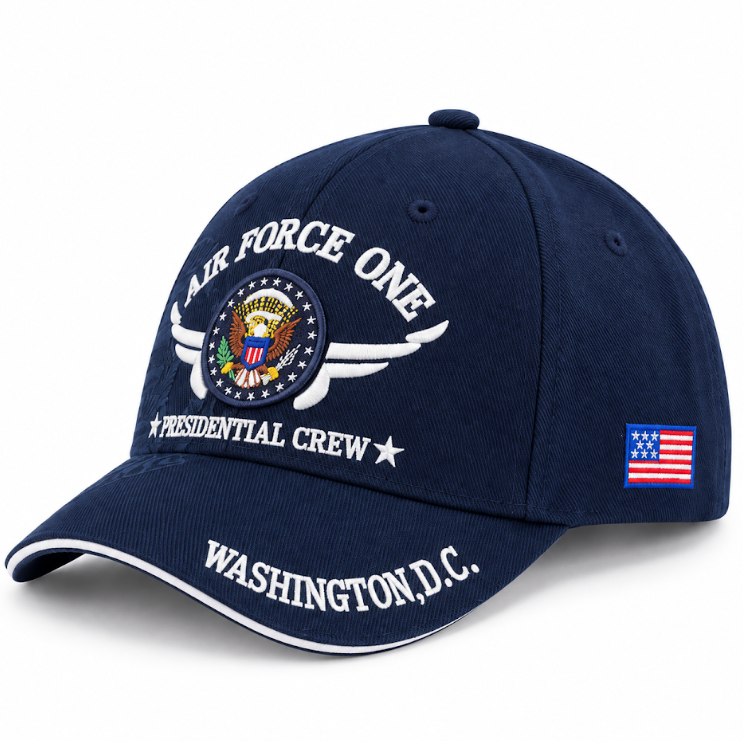Adult Air Force One Embroidered Hard Cap