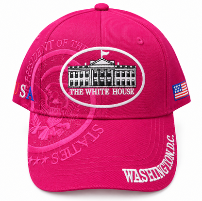 Adult Washington DC White House Embroidered Hard Cap