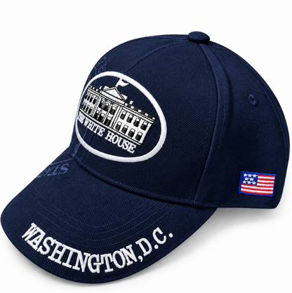 Adult Washington DC White House Embroidered Hard Cap