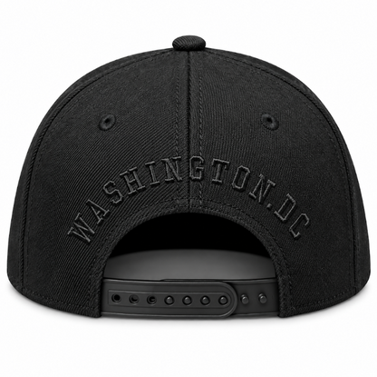 Adult Washington DC Flag Embroidered Flat Brim Cap