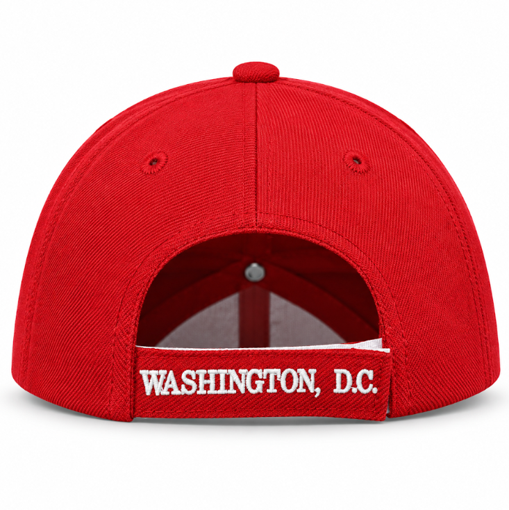 Adult Washington DC Eagle Embroidered Hard Cap