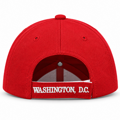 Adult Washington DC Eagle Embroidered Hard Cap