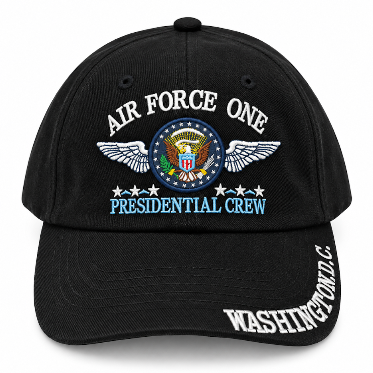 Adult Washington DC Air Force One Embroidered Soft Cap