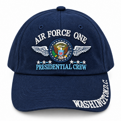 Adult Washington DC Air Force One Embroidered Soft Cap