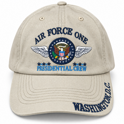 Adult Washington DC Air Force One Embroidered Soft Cap