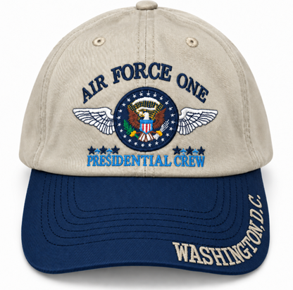 Adult Washington DC Air Force One Embroidered Soft Cap