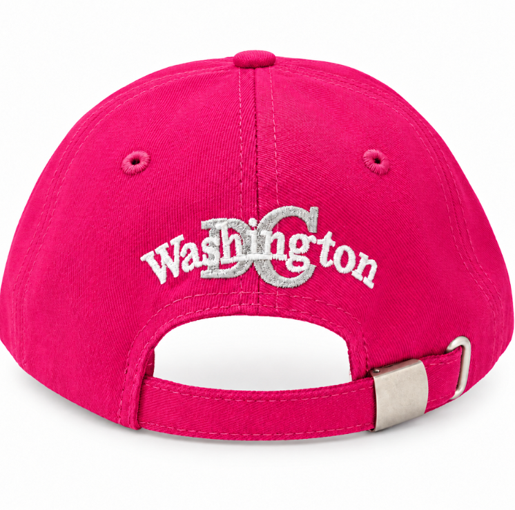 Adult Washington DC Monogram Embroidered Soft Cap