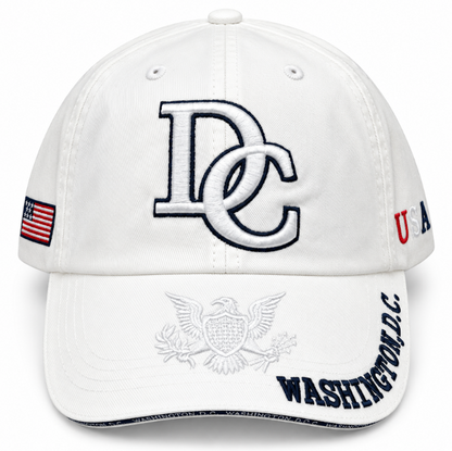 Adult Washington DC 3D Monogram Embroidered Soft Cap