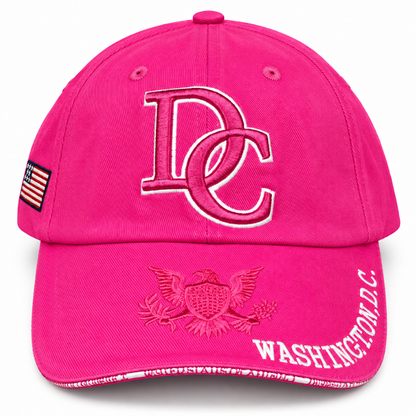 Adult Washington DC 3D Monogram Embroidered Soft Cap