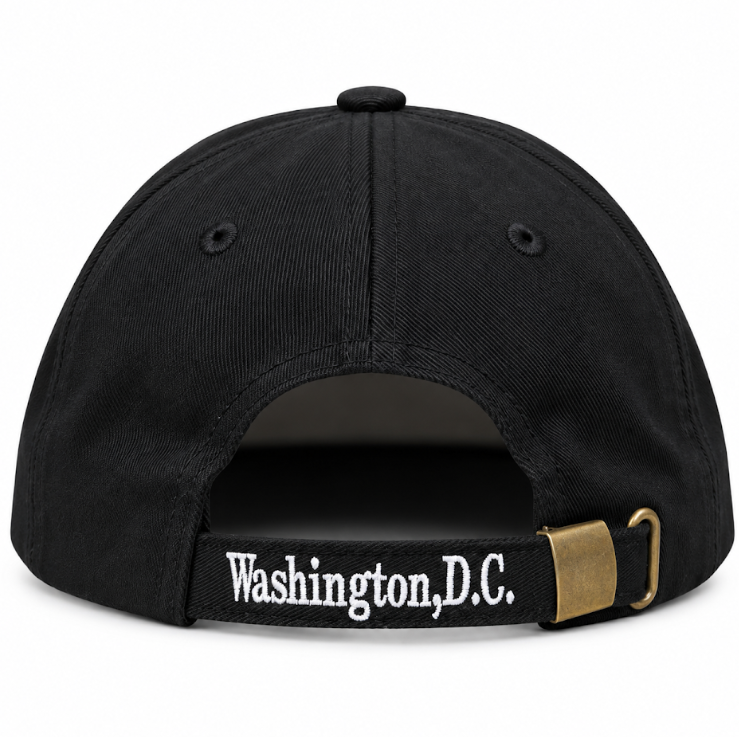 Adult Washington DC 3D Monogram Embroidered Soft Cap