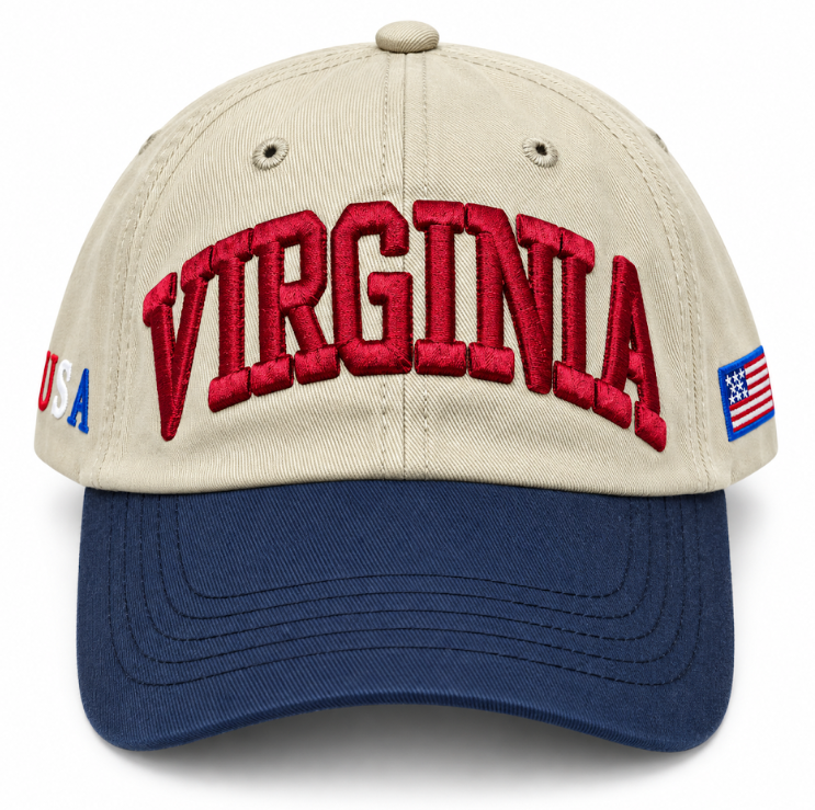 Adult Virginia Embroidered Cap