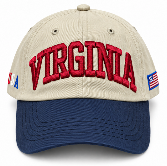 Adult Virginia Embroidered Cap