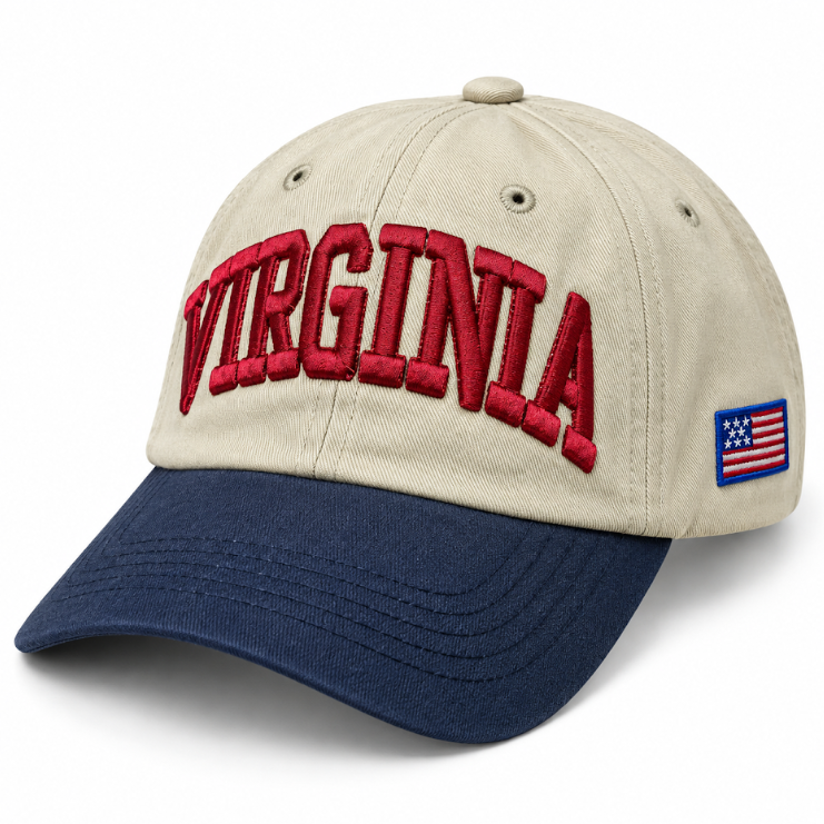Adult Virginia Embroidered Cap