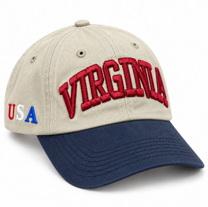Adult Virginia Embroidered Cap