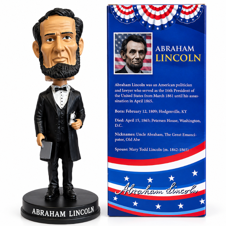 Abraham Lincoln Bobblehead Figurine