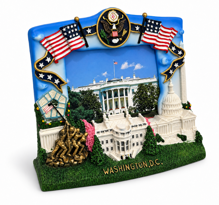 Washington DC Presidential Landmarks Picture Frame