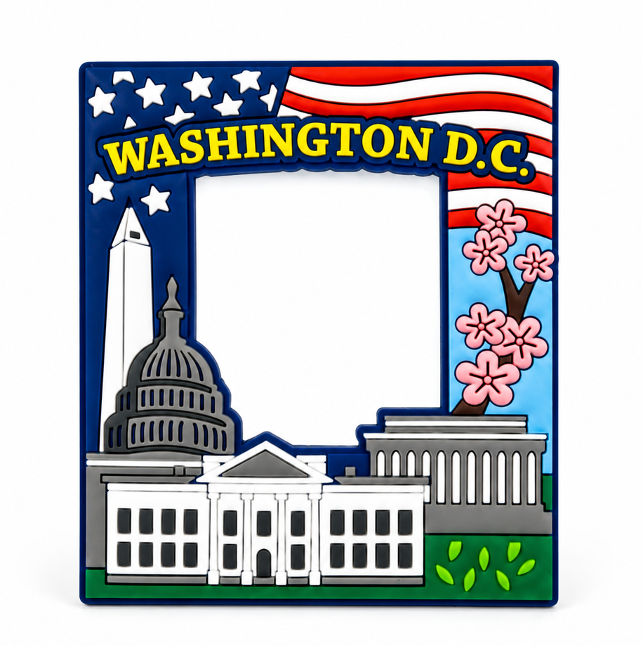 Washington DC Mini Rubber Picture Frame