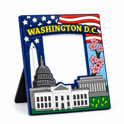 Washington DC Mini Rubber Picture Frame