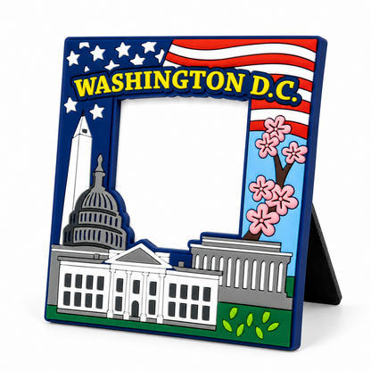 Washington DC Mini Rubber Picture Frame