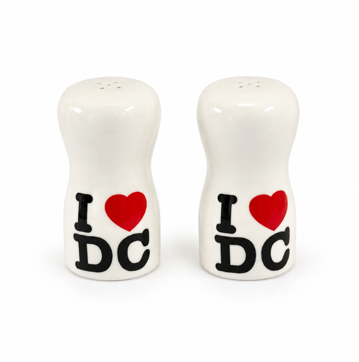 I Love DC Salt & Pepper Shakers