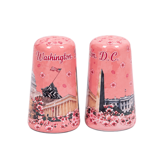 Washington DC Cherry Blossom Salt & Pepper Shakers